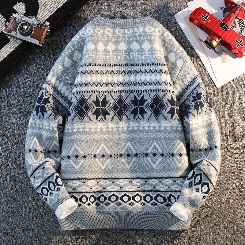 Ethnic Fashion For Men - Herfst- en wintertrui voor heren, ronde