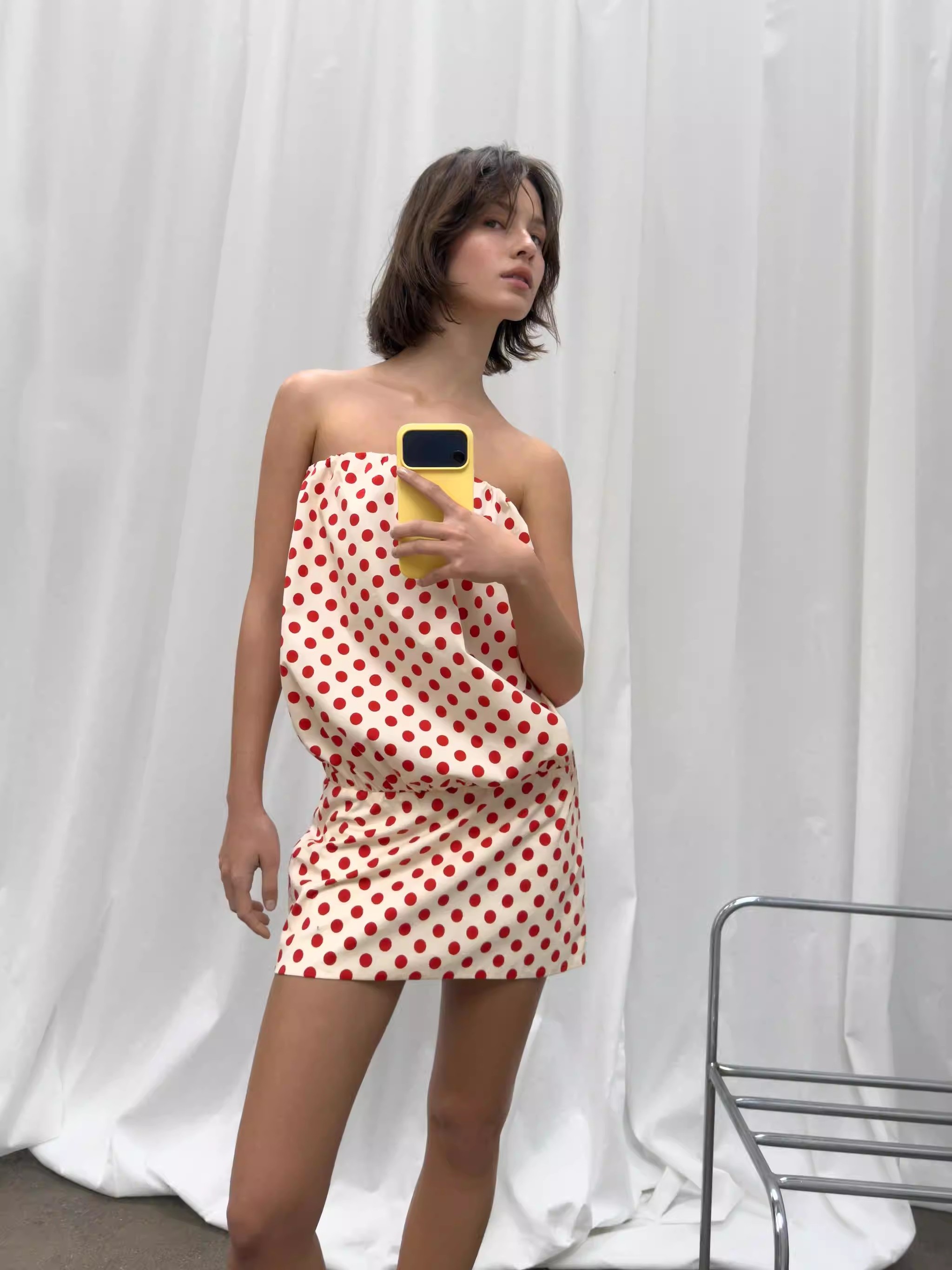 New Ethnic Fashion - Zomer Nieuwe Aankomst Sexy Rechte Kraag