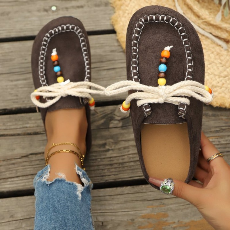 New Ethnic Fashion - Dames 2026 Nieuwe Slip-On Loafers Zachte
