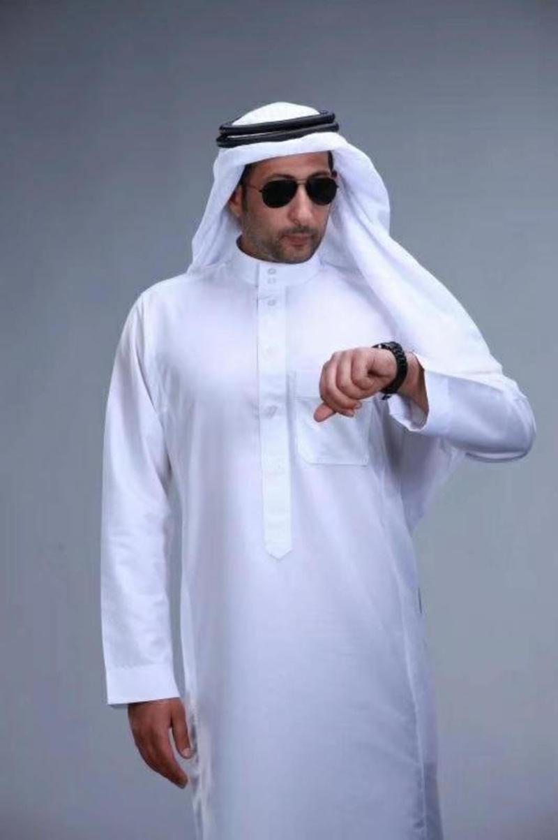 Kurta Men Cotton - Islamitische Kleding Mannen Lengte Lange Mouw