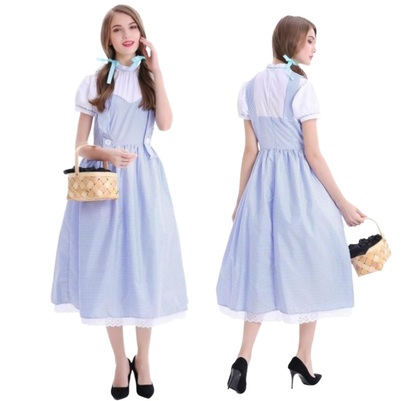 Ethnic Dress Fashion Show - Halloween toneelvoorstelling Alice-jurk Meidpak Ouder-kind volwassen