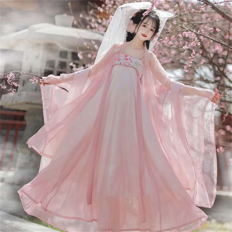 Ethnic Dress Fashion Show - Hanfu Chinese Traditionele Jurk Cosplay Kostuums