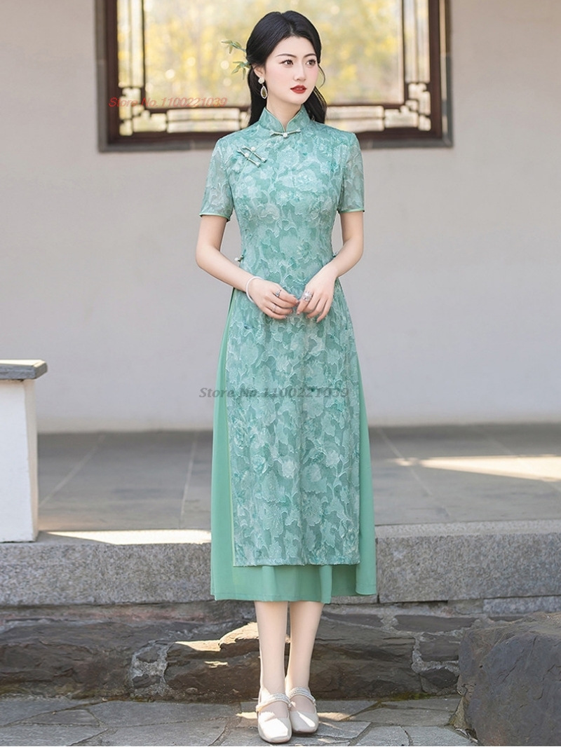 Ao Dai Vietnam Dress - ﻿ 2026 Vietnam traditionele aodai jurk