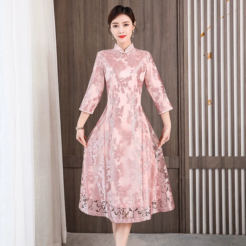 Elegante Vrouwen Aodai Vietnam - Ao Dai Vietnam Dress recensie en prijs