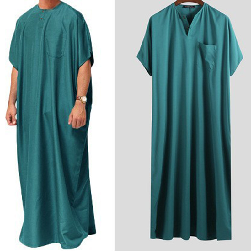 Mannen Korte Mouw Moslim Kafta - Ethnic Gown recensie en prijs