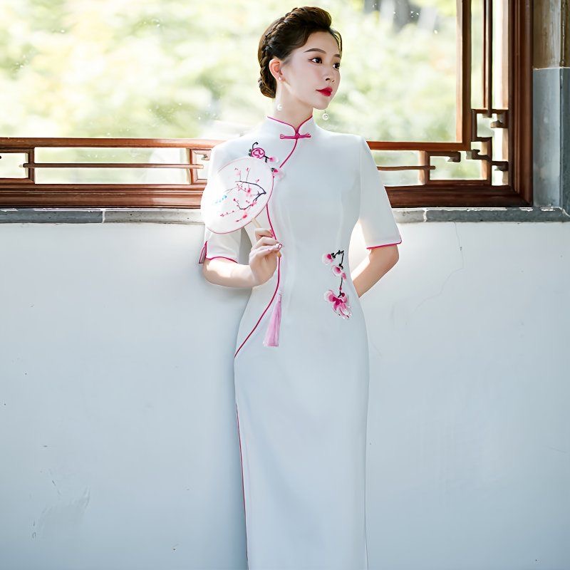 Vrouw Aodai Vietnam Jurk Korte - Ao Dai Vietnam Dress recensie en prijs