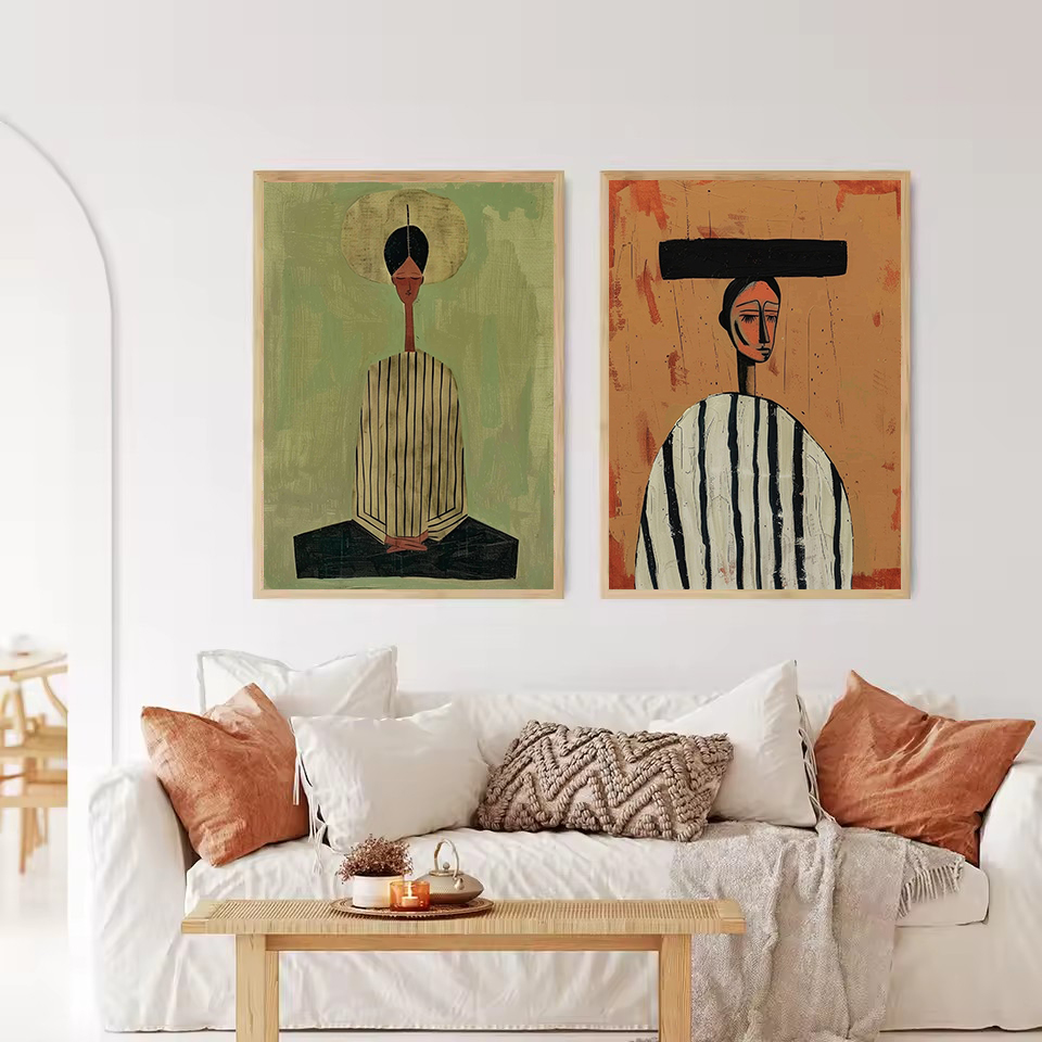 Mode abstracte Afrikaanse figu - Ethnic Contemporary Fashion recensie en prijs