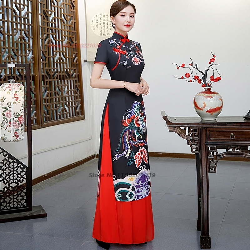 2026 Chinees verbeterde qipao  - Ao Dai Vietnam Dress recensie en prijs