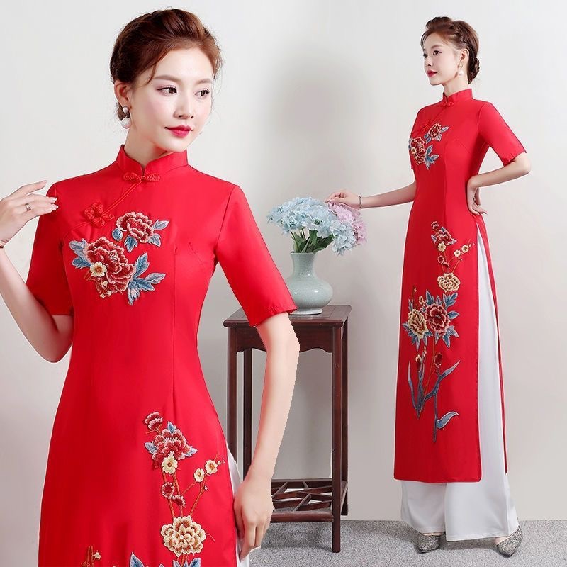 Zomer Vrouwen Traditionele Vie - Ao Dai Vietnam Dress recensie en prijs