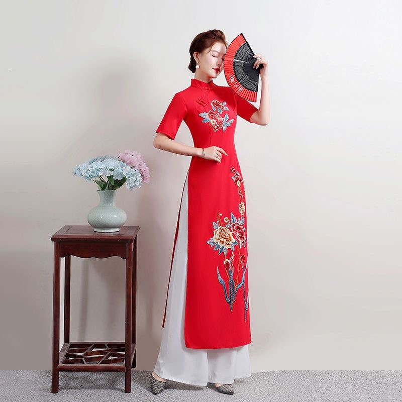 Zomer Vrouwen Traditionele Vie - Ao Dai Vietnam Dress recensie en prijs