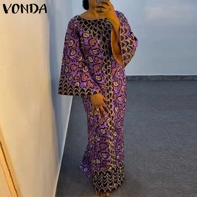 Plus Size VONDA Bohemian Jurk  - Ethnic Gown recensie en prijs