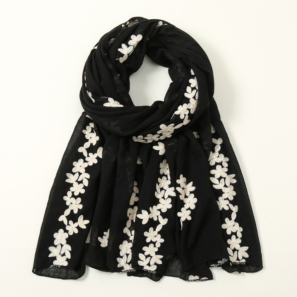 Elegante hijab met geborduurd  - Ethnic Fashion recensie en prijs