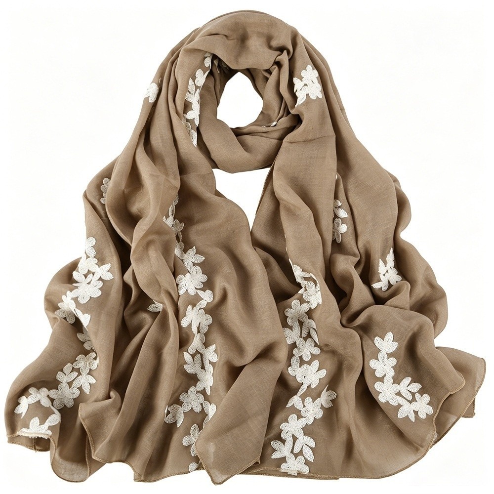 Elegante hijab met geborduurd  - Ethnic Fashion recensie en prijs