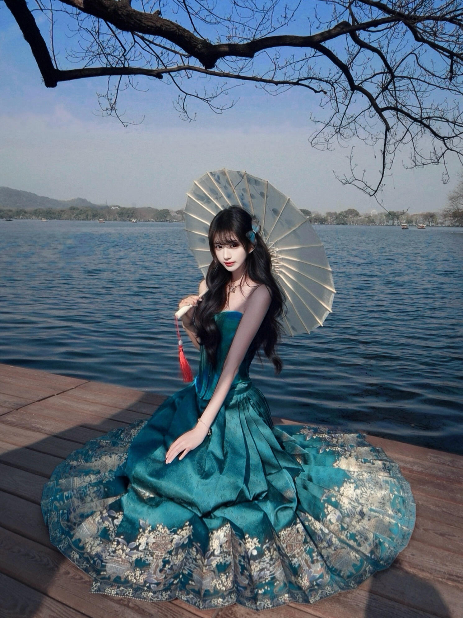 Nieuwe Chinese stijl blauwe Ha - New Ethnic Fashion recensie en prijs