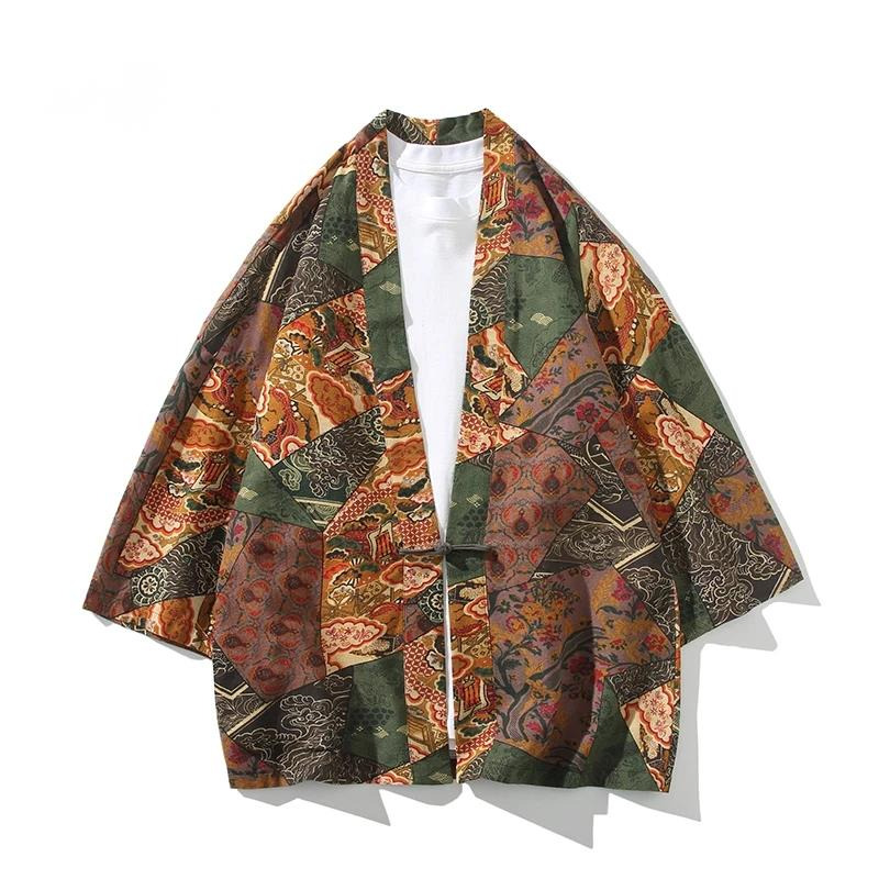 Etnische stijl print yukata ma - Ethnic Fashion For Men recensie en prijs