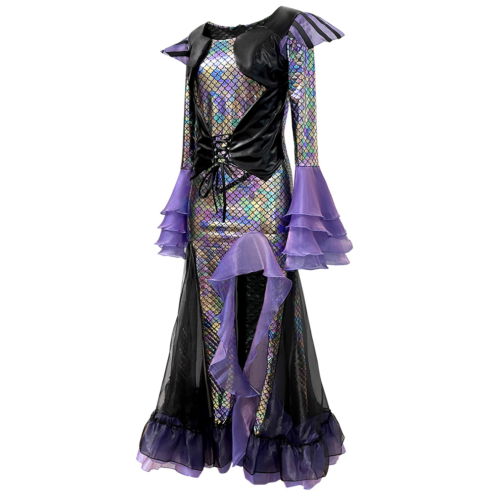 Donkere zeemeermin lange jurk  - Ethnic Gown recensie en prijs